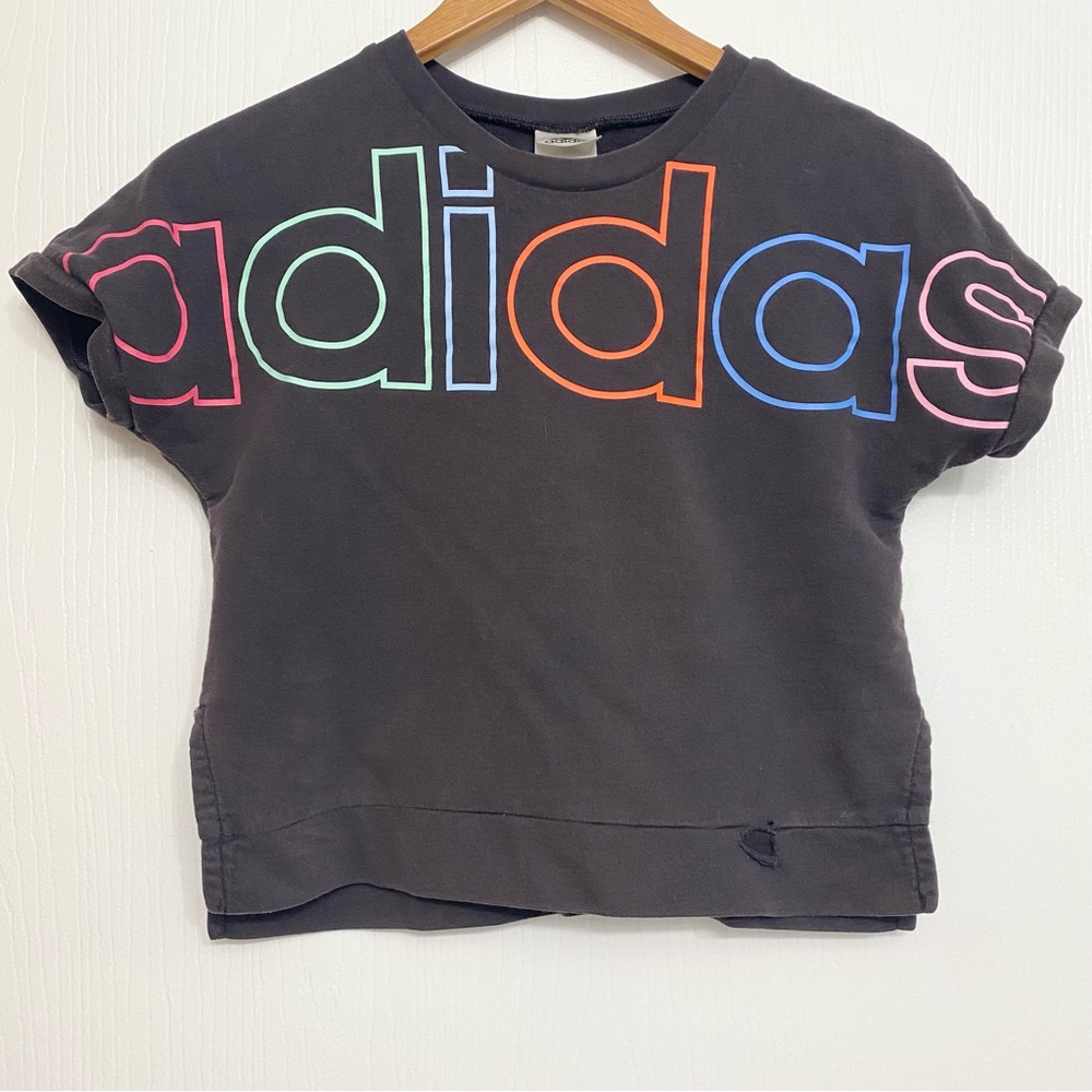 Adidas Crop Top Youth Size 14 Large